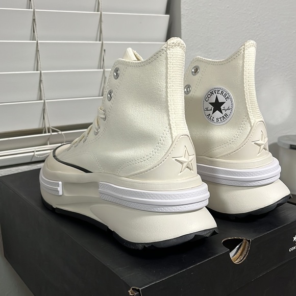 NWT Converse Women's Run Star Legacy CX Shoes - Off white - High Top - A00868C - Picture 6 of 12